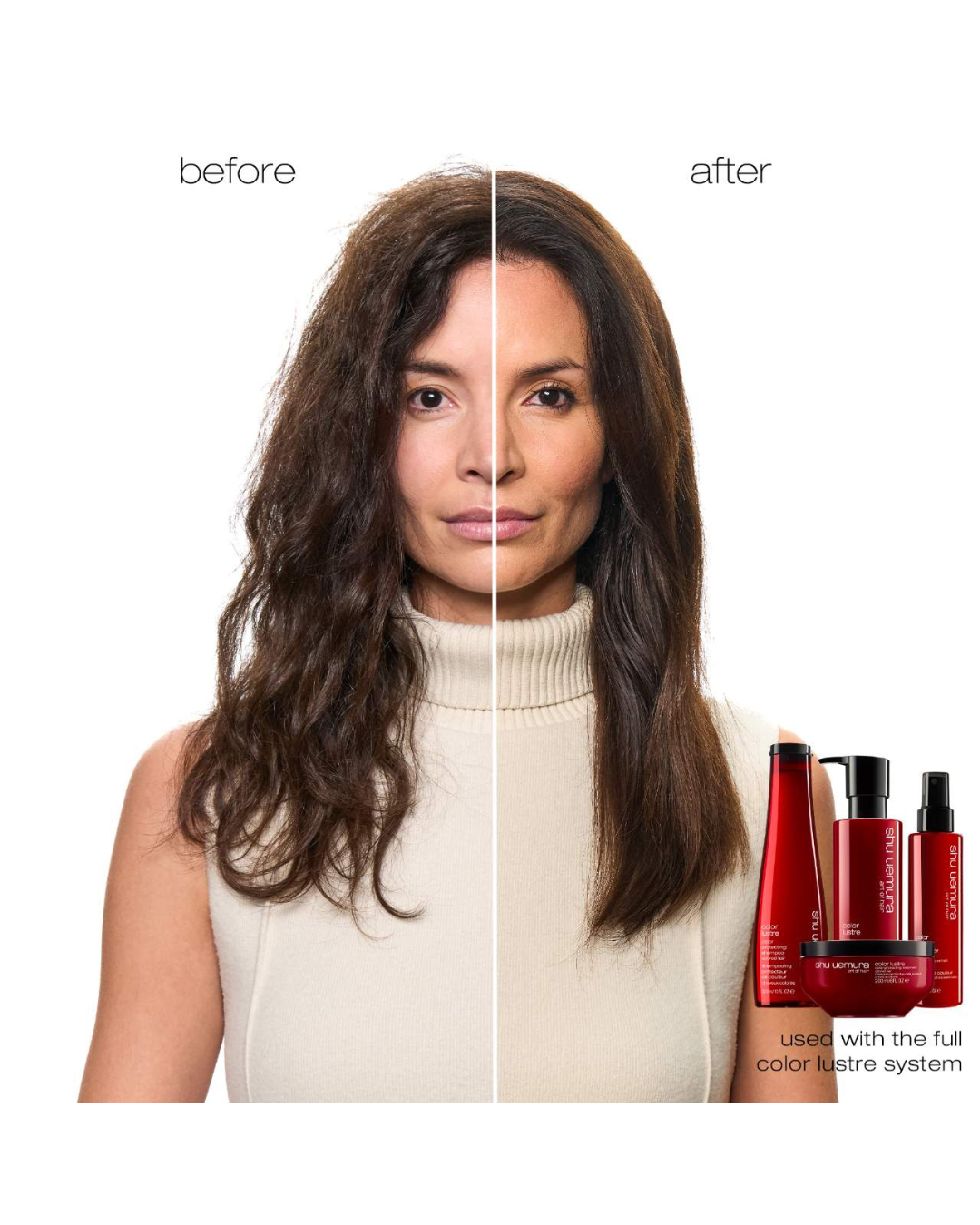Shu Uemura Color Lustre Color Sealer Spray – Leave-In Protection for Colored Hair, 150ml
