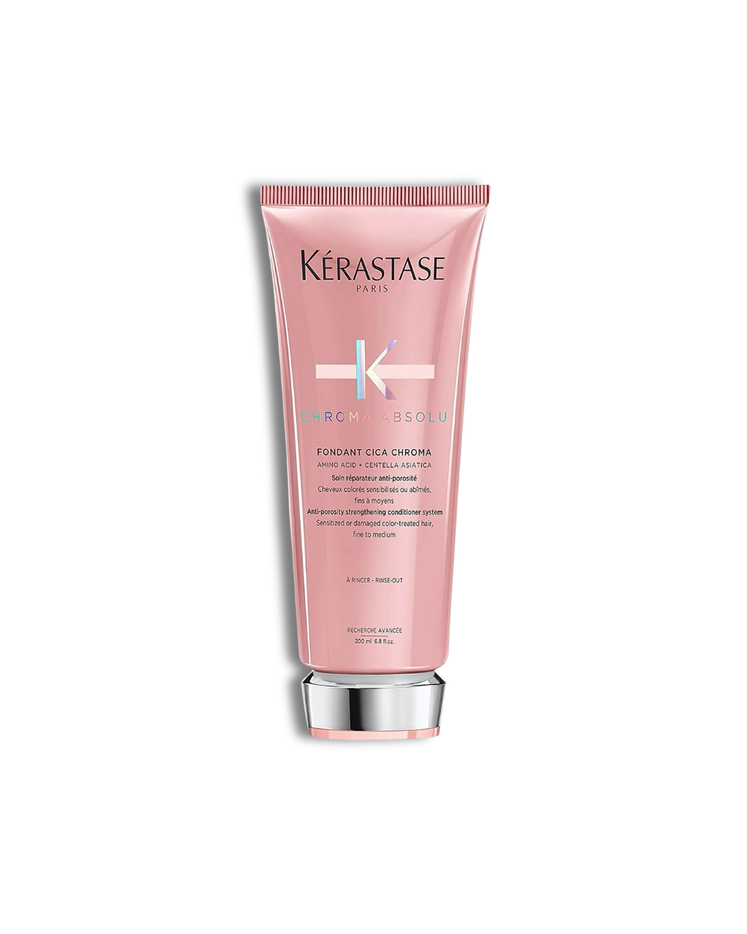 Kérastase Chroma Absolu Fondant Cica Chroma Conditioner – Anti-Porosity Strengthening Care (200ml)